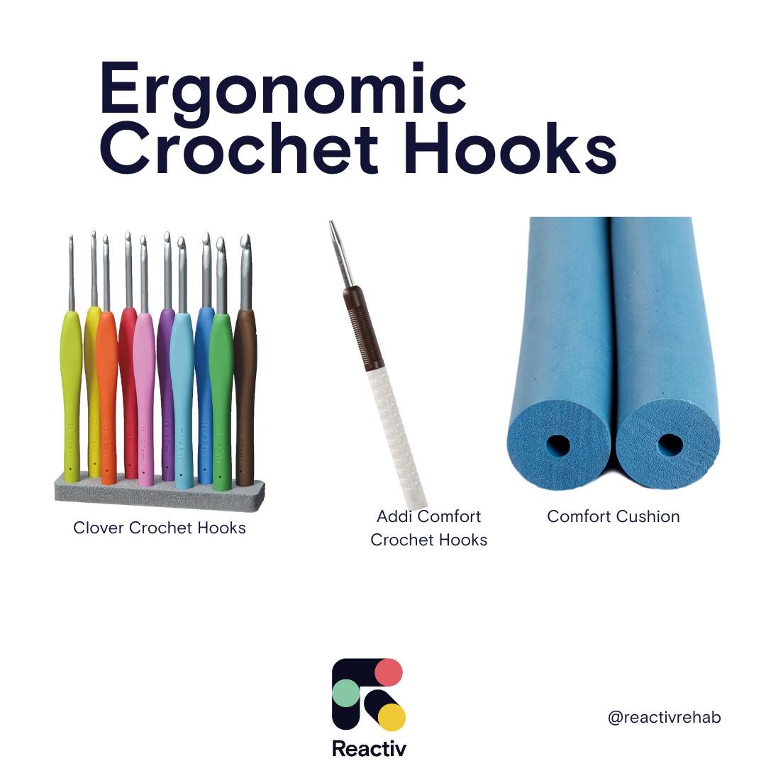 The Best Ergonomic Crochet Hooks & Crochet Hook Sets For Sore Hands - Easy  Crochet Patterns